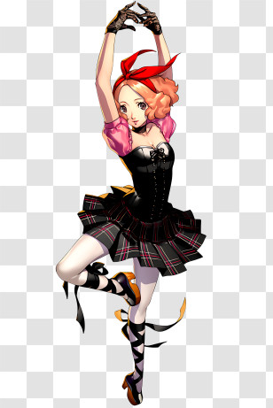 Shin Megami Tensei - Elegant Girl In Ballet-Inspired Dance Pose Transparent PNG