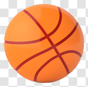 Basketball - Orange Basketball Sports Icon Transparent PNG