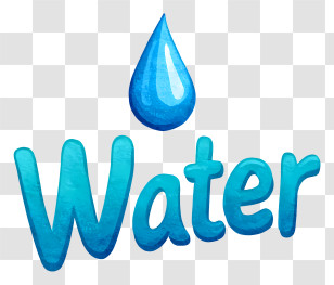 Water Logo - Blue Water Drop Logo Transparent PNG