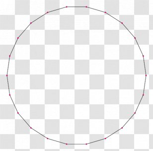 Regular Polygon Triacontagon Shape Triacontadigon - Pink - Equilateral Transparent PNG