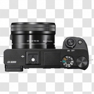 Sony Î±6000 NEX Mirrorless Interchangeable-lens Camera E PZ 16-50mm F/3.5-5.6 OSS - Interchangeable Lens Transparent PNG
