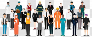 Labor Day - Diverse Group Of Professionals Transparent PNG
