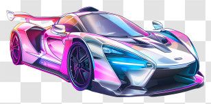 Czinger 21c - Futuristic Car Transparent PNG