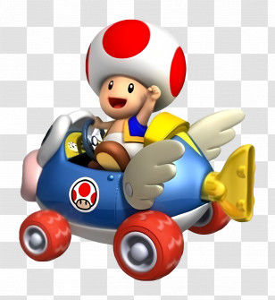 Toad - Toad In Mario Kart Transparent PNG