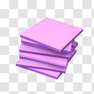Post It Note - Purple Sticky Notes For Office Use Transparent PNG