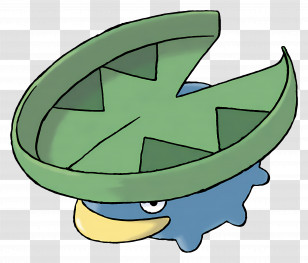 Lotad - Leaf Hat Creature Illustration Transparent PNG
