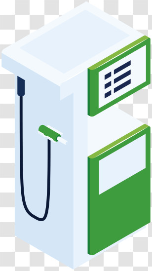 Computer - Green Electric Charging Station Transparent PNG