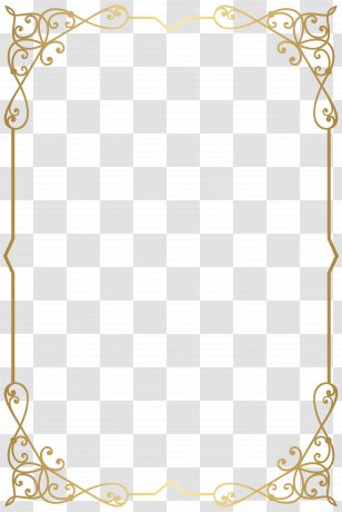 Gold Border PNG Images, Transparent Gold Border Images