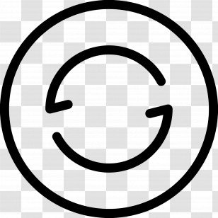 Circle Logo - Circular Arrow Symbol Transparent PNG
