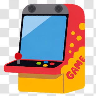 Game - Colorful Arcade Machine Transparent PNG