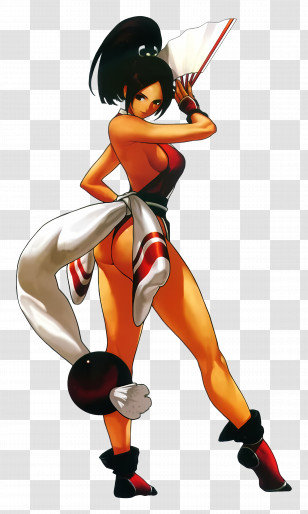 Mai Shiranui - Martial Arts Fighter Game Character Transparent PNG