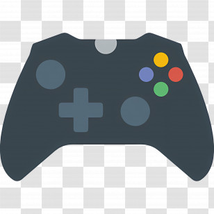 Game Controller - Black Gaming Controller For Video Games Transparent PNG