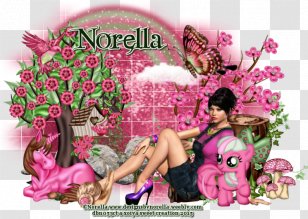 Floral Design Poster Rose Family - Photomontage Transparent PNG