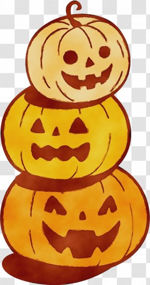 Orange - Paint - Happy Calabaza Transparent PNG