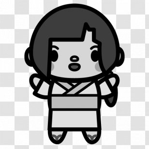 Human Behavior Character Line Clip Art - Monochrome Transparent PNG
