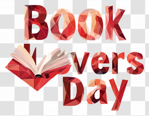 Book Lovers Day - Celebration Of Book Lovers Day Transparent PNG