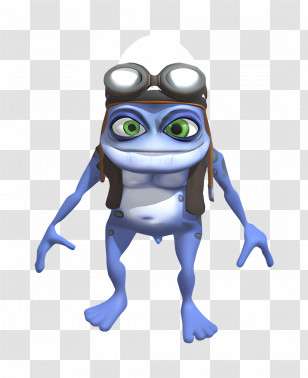 Crazy Frog - Crazy Frog With Goggles Transparent PNG