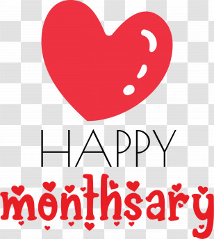 Happy Monthsary Transparent PNG