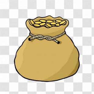 Money Bag Gold Coin Clip Art - Drawing - Stack Transparent PNG