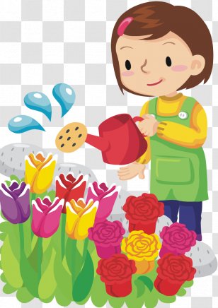 Bekkum Memorial Library Clip Art Public Image - Cartoon - Garden Planting Transparent PNG