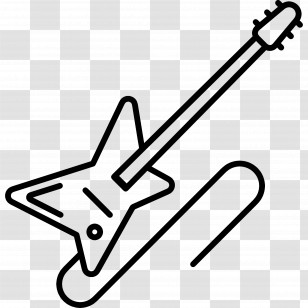 Electric Guitar - Electric Guitar Illustration Transparent PNG