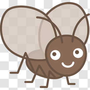 Insect - Cute Cartoon Fly Transparent PNG