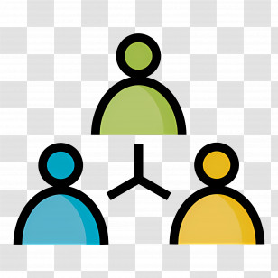 Teamwork - People Network Icon Transparent PNG