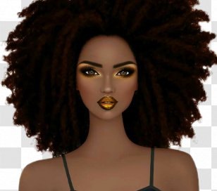 Drawing Afro-textured Hair Black Art - Brown Transparent PNG
