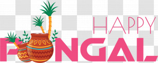 Pongal Happy Pongal Transparent PNG