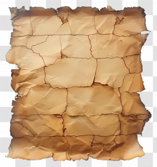 Old Torn Paper - Ancient Aged Parchment Paper Texture Transparent PNG