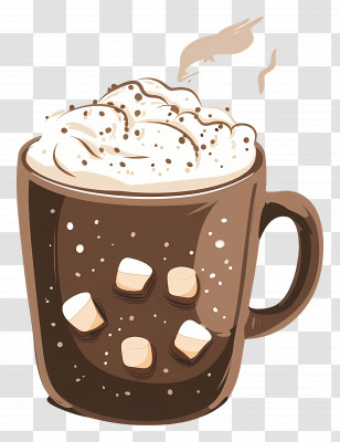 Hot Chocolate - Hot Chocolate With Marshmallows Illustration Transparent PNG