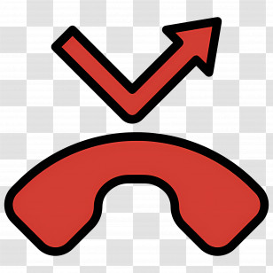 Phone Out - Missed Call Icon Transparent PNG