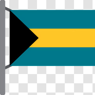 Bahamas Flag - Flag Of The Bahamas Transparent PNG