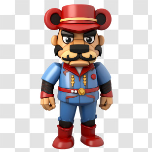 Toy Freddy - Cartoon Toy Soldier Figure Transparent PNG