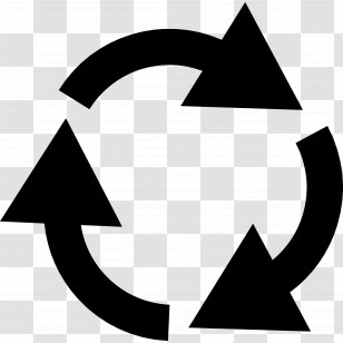 Circular Arrow - Recycling Symbol For Environmental Awareness Transparent PNG