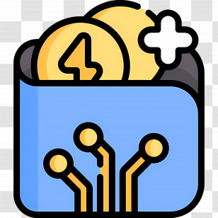 Digital Wallet - Digital Wallet With Coins Transparent PNG