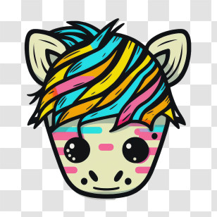 Cartoon Zebra
 - Colorful Zebra Cartoon Transparent PNG