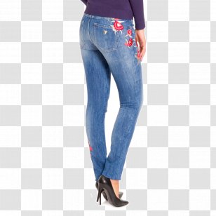 Jeans Denim Waist Leggings - Creative Transparent PNG