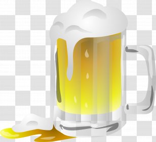 Beer Glassware Stein Clip Art - Tumbler - Image Transparent PNG