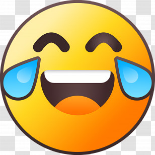 Laughing Emoji - Laughing Emoji With Tears Of Joy Transparent PNG