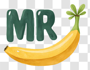 Mr Banana Logo - MR Banana Logo Transparent PNG