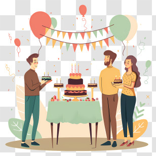 Birthday Party - Birthday Party Celebration Transparent PNG