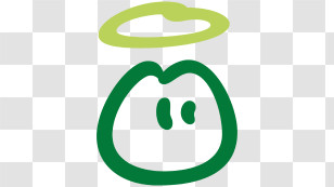 Innocent Logo - Green Halo Friendly Icon Transparent PNG