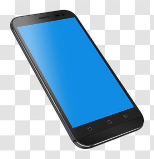 Black Smartphone - Modern Smartphone Transparent PNG