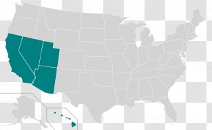 United States Quiz Game Map - Us State Transparent PNG