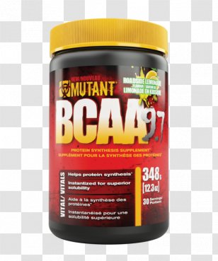 Dietary Supplement Branched-chain Amino Acid Mutant BCAA 9.7 Muscle - Bcaa 97 - Raspberry Lemonade Transparent PNG