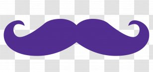 Moustache Violet Purple Lilac Necktie Transparent PNG