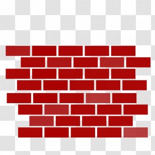 Brickwork Wall Clip Art - Symmetry - Red Brick Transparent PNG