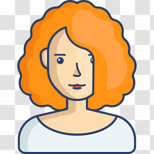 Beauty Girl - Red-Haired Woman Portrait Transparent PNG