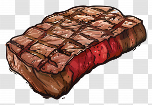 Steak - Grilled Tender Steak Illustration Transparent PNG